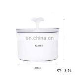 Manufacturer Wholesale Automatic Battery Filter Drinking LED Round Cat Water Fountain thumbnail-3