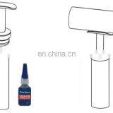 Stainless Steel Handrail Support Mirror Finish Stain Finish thumbnail-5