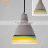 Скандинавские настенные потолочные лампы для внутренних помещений из бетона, промышленные цементные подвесные лампы thumbnail-4