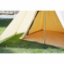 Double Layer Pyramid Teepee Tent Teepee Canvas Tent Manufacturer Double Door Indian Tent thumbnail-4