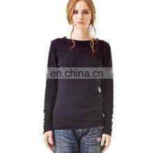 Women Knit Wool Cashmere Sweater, Ladies Knitwear thumbnail-1