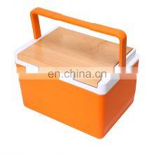 11 Liter Cooler Box Ice Cooler PP Shell With Lid or Wooden Cover thumbnail-2