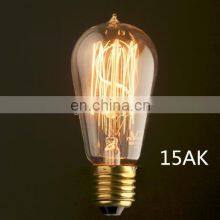 Decoration Vintage Edison Light Bulb ST58 40w 60w E27 Wholesale Antique Bulb 220v thumbnail-3