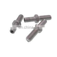 fastener cnc lathe part double end threaded stud with hex bolt nut for car automobile