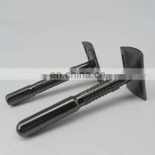 Double Edge Blade Safety Metal Shaving Razor and Brush Stand for Men With Paper Box Packaging thumbnail-4