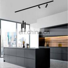 USA Wholsesale Custom Solid Wood Kitchen Cabinets Luxury Classic Shaker Style Black Kitchen Cabinet With Stainless Steel Sink thumbnail-2