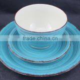 Stoneware Hand Painted Dinnerware Set With Cheap Price and Good Quality thumbnail-5