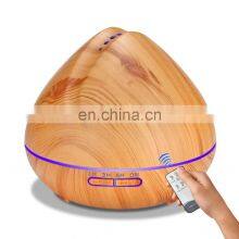 500ML Wholesales Light Wood Grain Commercial Ultrasonic Aroma Diffuser thumbnail-2