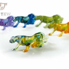 Crystal Glass Mini Animal Sculpture Home Accessories Baby New Born Wedding Return Gift thumbnail-4