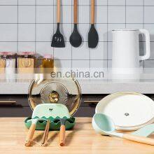 Heat-Resistant Utensil Rest Holder For Kitchen Counter Food Grade BPA-Free Plastic Spoon Rest Organizer for Ladles Tongs Forks thumbnail-4