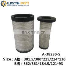 Air Filter Element for Excavator Engine Parts Air Filter 6001814300/6001814212 thumbnail-2