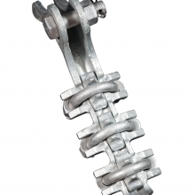 Aluminum Alloy Tension Clamp NLL-1-2-3 Optical Cable Pre Twisted Insulation Tension Clamp Wire Overhead Communication Line Fittings thumbnail-4