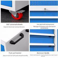 Corrosion-Resistant Tool Cart With Pegboard & Drawers - Saltwater-Proof Storage for Shipyard Workers
