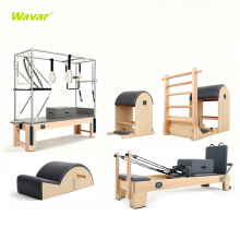 Wavar Commercial Pilates Reformer 5-Piece Set | Complete Studio Equipment Package thumbnail-2