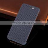 High Quality Full Official Functions Dot View Holder Flip Cover Case for Htc One m9 , Smart View Case for Htc One m9 thumbnail-5