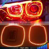 RGB Multi-Color LED Angel Eyes Halo Rings Kit For 2011-2014 Dodge Charger With Remote thumbnail-5