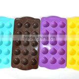 YangJiang Factory Manufacture Food Grade Different Shape Silicone Chocolate Mold