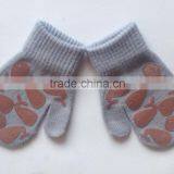 Kids Knitted Gripper Mittens Thick Warm Acrylic Fingerless Gloves Knitting Pattern thumbnail-2