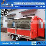 Newest Design BBQ Cart-kebab Van-coffee Cart Trailer for Sale Coffee,snack Food,crepe thumbnail-3