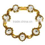 2016 New Design Metal Regula Beads Vintage Bracelets & Bangles Fashion Temperament Blue Crystal Bracelets thumbnail-4