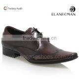 British Style Men Leather Dress Shoes Men Formal Shoes Guangzhou Wholesale thumbnail-1