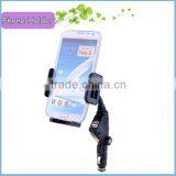 Mobile Mount Holder 2 USB Socket Car Holder for Mobiles thumbnail-1