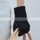 2014 New Updated Lady Wool Gloves Fleece Lined for Casual Use thumbnail-4