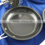 2016 New Design Two-ply (stainless Steel +aluminum)nonstick Ceramic Fry Pan Saucepan Cookware thumbnail-2