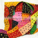 Multicolored Patchwork Bohemian College Bag,Traditional Handmade Embroidery Shoulder Bag Directly From a Manufacturer thumbnail-1