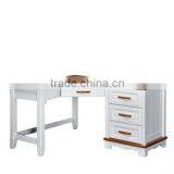 Nice America Style White and Coffee Computer Desk Corner Desk#SP-BT017 thumbnail-3