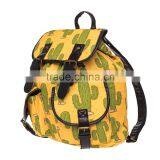 2016 3d Printed Mexico Cactus Vintage Canvas Rucksacks Cute School Satchel Rucksack Backpack Campus Bag thumbnail-2