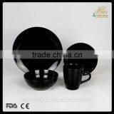 16pcs Color Glazed Stoneware Dinner Set for Square Shape thumbnail-2