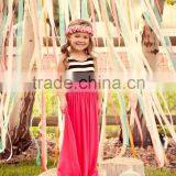 Mommy and me Maxi Dress Cheap Matching Dress Design Kids Wholesale Casual Maxi Dress thumbnail-3