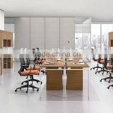 (MFC)PT-10 Modern Design Office Workstation for 2 Persons Metal Frame MDF Office Workstation thumbnail-4