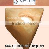 HIMALAYAN SALT CANDLE HOLDERS - TRIANGLE SHAPE