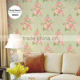 2016 New Deep Embossed Vinyl Wallpaper, Aged Bouquet Wall Decor for Powder Room , Mould-proof Wallcovering Wholesale thumbnail-2