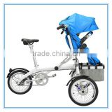 Mother And Trailer Bicycle Trailer Baby Bike Stroller 3 In 1 China