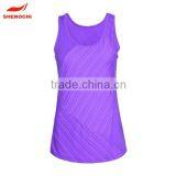 womens Sexy 100% polyester Low price Gym Singlet