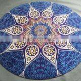 New Arrival Round Yoga Mat Beautiful Printing Machine Washable Yoga Mat thumbnail-3