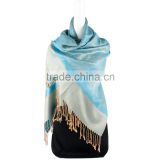 Fashion Reversible colors pashmina scarf Paisley Jaquard