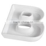 B Shape Ceramic Letter Dishes thumbnail-1