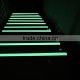 photoluminescent aluminum stair nosing/glow step nosing/glow stair strips