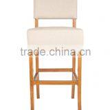 Wood Frame Line Fabric Hot-selling Bar Chair thumbnail-2