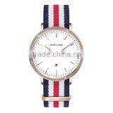 Logo Custom Exchangeable Bands Watch With 14mm Nylon Watch Strap thumbnail-2