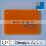 Hot Selling Orange Color Cast Ultra-thin Acrylic Sheet
