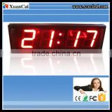 4 inch Red 4 digitals LED countdown timer sign 7 segment LED digital clock display