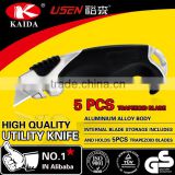 made in china Heavy Duty Aluminium Alloy Auto retractable Utility Cutter Knife