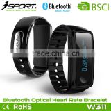 Touch Operation Bluetooth Fitness Tracker with Phone Call SMS Notification