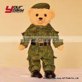 High Quality Stuffed Plush Teddy Bear Toys for Uniform Police Man Military Pilot Teddy thumbnail-1