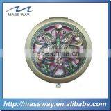 Custom Cheapper Gift Aluminum Fashion Make up Mirror thumbnail-2